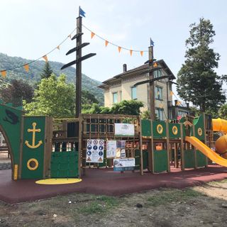 Il Veliero nell'area giochi di Porto Ceresio