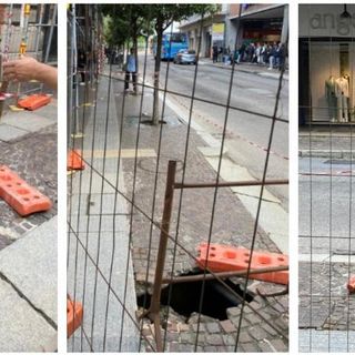 VIDEO. Varese, si apre una voragine in via Morosini