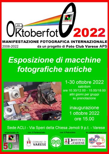 Quattordicesima edizione di Oktoberfoto “Varese Città della Fotografia” Quattordicesima edizione di Oktoberfoto “Varese Città della Fotografia”