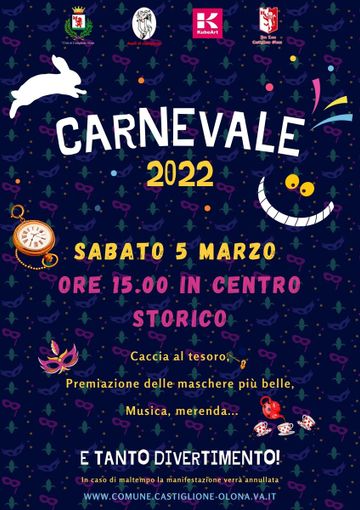 A Castiglione Olona si torna a festeggiare Carnevale