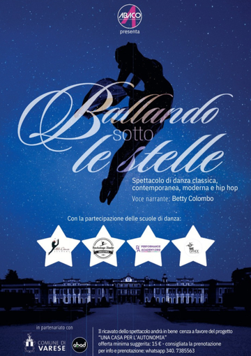 “Ballando sotto le stelle”, spettacolo benefico ai Giardini Estensi