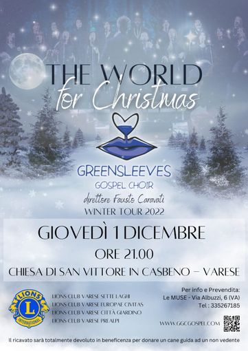 Concerto gospel organizzato dai Lions Club Varese