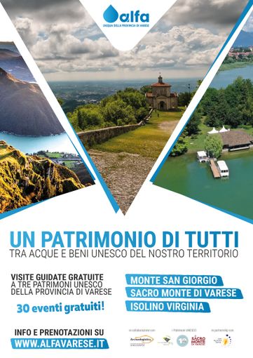 Alfa e il “mondo dell'acqua”: cominciano le visite guidate gratuite ai siti Unesco della provincia