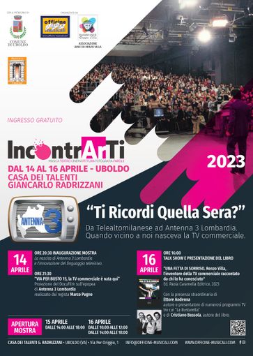 Tutto pronto per la rassegna culturale "IncontrArTi"