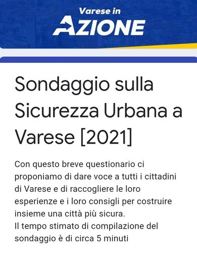 Sicurezza a Varese, Azione chiama in causa i cittadini