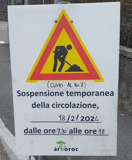 Cuvio, domenica possibili disagi per lavori sulla SP45