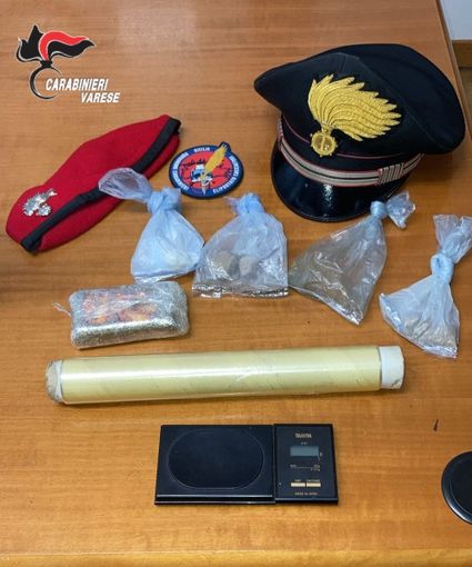 Il materiale sequestrato