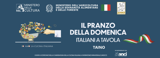 Taino protagonista del "Pranzo della Domenica" Taino protagonista del "Pranzo della Domenica"