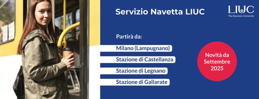 Liuc lancia la navetta sostenibile: collegamenti strategici da Milano, Gallarate, Legnano e Castellanza
