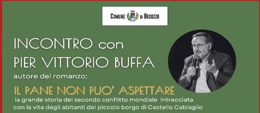 Besozzo incontra lo scrittore Pier Vittorio Buffa
