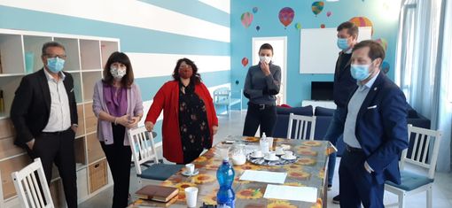 Emanuele Monti con Patrizia Corbo del Piccolo Principe