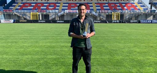 Riccardo Colombo verrà premiato dalla Lega Pro (foto Aurora Pro Patria)
