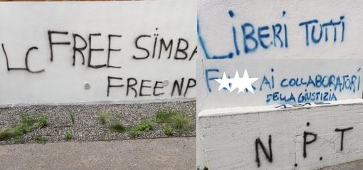 Alcune delle scritte