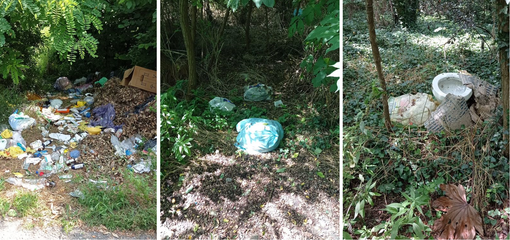 FOTO. «Ma questa è una strada di Busto Arsizio o una discarica?». La protesta di un borsanese