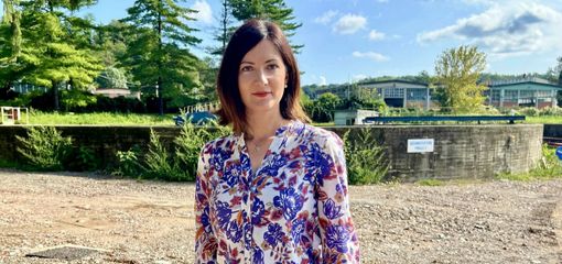 Roberta Radice di Alfa illustra il progetto del nuovo depuratore Roberta Radice di Alfa illustra il progetto del nuovo depuratore