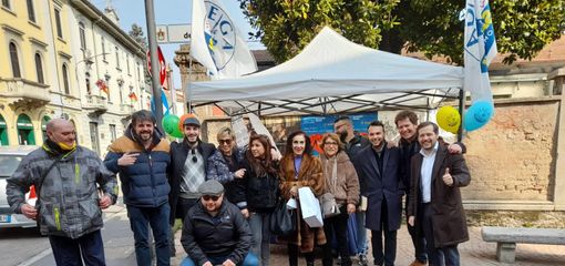 Lega ancora in piazza a Varese. Bordonaro: «Non solo caro benzina, ma anche caro parcheggi»