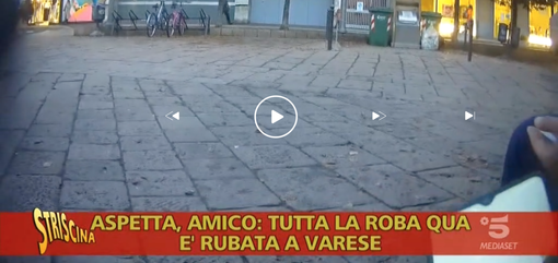 Ricettazione a Varese, gli autori smascherati da Striscia la Notizia
