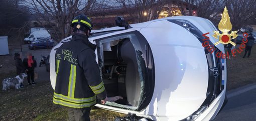 FOTO. Incidente sulla Briantea a Olgiate Comasco: due feriti