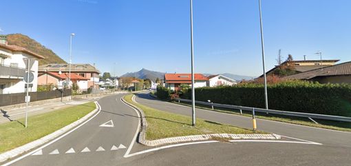 Il tratto di statale che collega Arcisate e Induno Olona