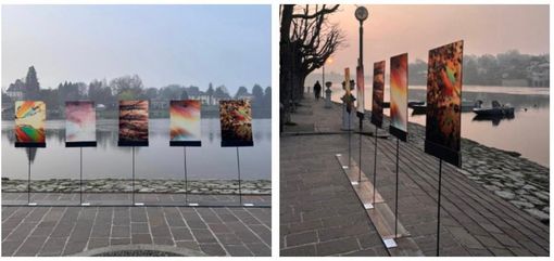Alessandro Puccia e quei suggestivi "riflessi" d'acqua in mostra sul lungofiume di Sesto Alessandro Puccia e quei suggestivi "riflessi" d'acqua in mostra sul lungofiume di Sesto
