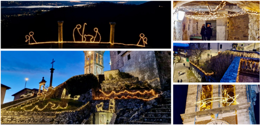 Luci delle feste al Sacro Monte (Foto Comune di Varese) Luci delle feste al Sacro Monte (Foto Comune di Varese)