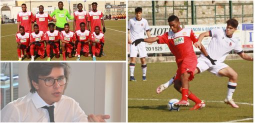 Giovanni Rosati e la fantastica squadra di calciatori nigeriani che sta sbalordendo al Torneo di Viareggio griffata Winners Management Italia