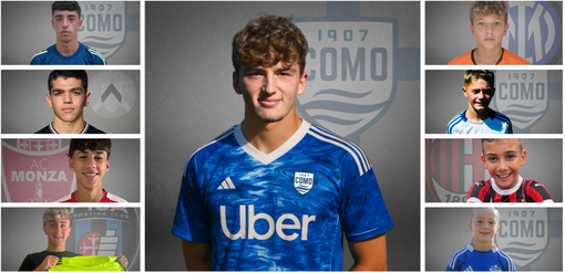 I nove ragazzi del settore giovanile della Varesina passati a squadre professionistiche: al centro Marco Colugnat, classe 2009, ora al Como I nove ragazzi del settore giovanile della Varesina passati a squadre professionistiche: al centro Marco Colugnat, classe 2009, ora al Como