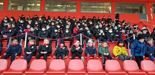 FOTO. Il Franco Ossola si riempie di biancorosso e sorrisi: è la festa degli auguri dell'Accademia Varese