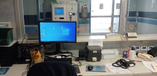 La postazione del triage ripristinata La postazione del triage ripristinata