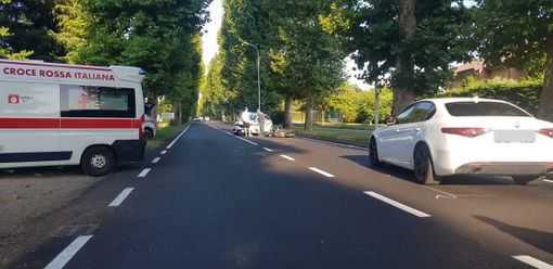 Incidente in viale Toscana, ferito un motociclista diciottenne