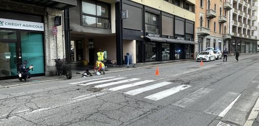 La polizia locale sul luogo dell'incidente La polizia locale sul luogo dell'incidente