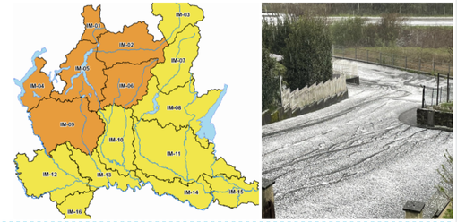 Maltempo, sul Varesotto allerta arancione fino a mezzanotte. La Protezione civile: «Rischio grandine»
