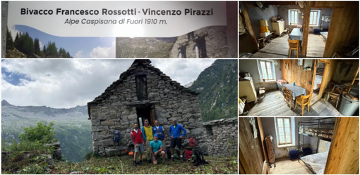 Un nuovo rifugio d’alta quota per gli escursionisti delle Alpi ossolane: sabato 26 luglio, alle ore 11, verrà inaugurato all’Alpe Caspisana di Fuori (1910 metri) nel territorio di Macugnaga il nuovo bivacco Francesco Rossotti-Vincenzo Pirazzi