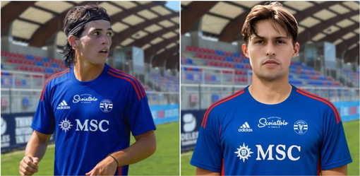 Riccardo Ornaghi, difensore 2007, in arrivo a titolo definitivo dall’Atalanta, e Leonardo Bovi, portiere classe 2006 di 1 metro e 93 protagonista nella Primavera del Como Riccardo Ornaghi, difensore 2007, in arrivo a titolo definitivo dall’Atalanta, e Leonardo Bovi, portiere classe 2006 di 1 metro e 93 protagonista nella Primavera del Como