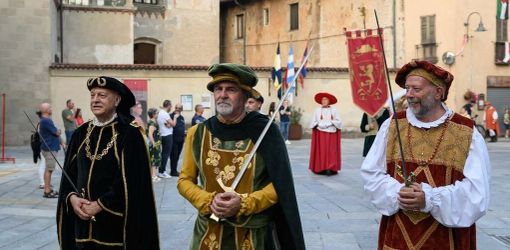 Un'immagine del Palio dei Castelli di Castiglione Olona
