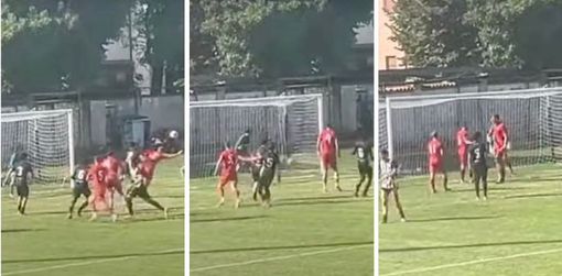 Il tocco in area, la palla in rete e l'esultanza di Romero per il gol decisivo