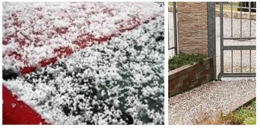 Il graupe, cioè il fenomeno della neve tonda ha interessato questa mattina alcune zone tra Varese e Biandronno (foto tratte da NaturalMeteo) Il graupe, cioè il fenomeno della neve tonda ha interessato questa mattina alcune zone tra Varese e Biandronno (foto tratte da NaturalMeteo)