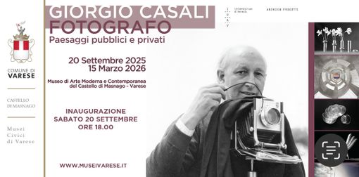 Al Castello di Masnago una mostra dedicata al fotografo Giorgio Casali Al Castello di Masnago una mostra dedicata al fotografo Giorgio Casali