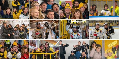 Il popolo giallonero in pista e sugli spalti (Fotografia Galbiati)