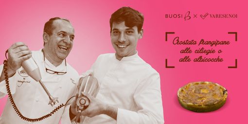 Buosi da mangiare - "crostata frangipane alle ciliegie o alle albicocche"