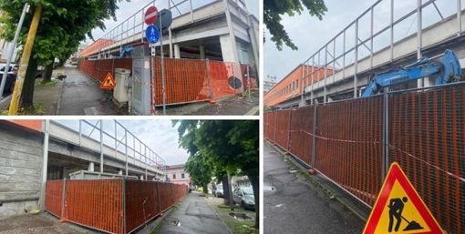 Ruspe al lavoro nell'ex stabile abbandonato e fatiscente che ospitava la Fiat in viale Belforte Ruspe al lavoro nell'ex stabile abbandonato e fatiscente che ospitava la Fiat in viale Belforte