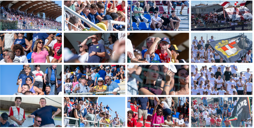Colori e calore nei volti dei quasi 900 spettatori presenti a Varesina-Varese (foto Alessandro Umberto Galbiati)