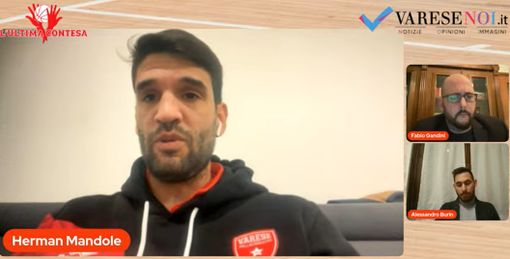 Herman Mandole, coach della Openjobmetis Varese, ospite ieri sera a L'Ultima Contesa Herman Mandole, coach della Openjobmetis Varese, ospite ieri sera a L'Ultima Contesa
