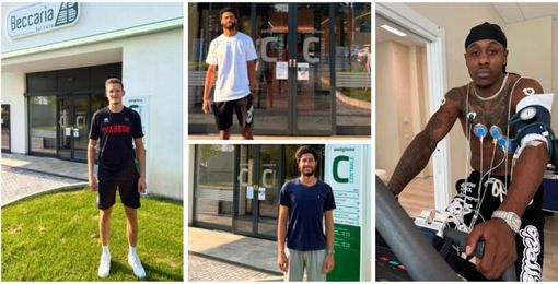 Da sinistra Max Ladurner, Nate Renfro, Davide Alviti e Stefan Moody