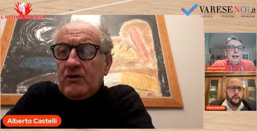 Alberto Castelli, presidente del consorzio Varese Nel Cuore, ospite ieri sera de L'Ultima Contesa