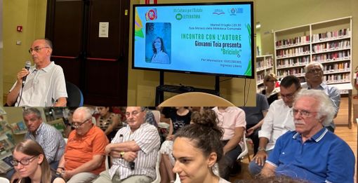 Le "Briciole" di Giovanni e Mariangela commuovono la biblioteca