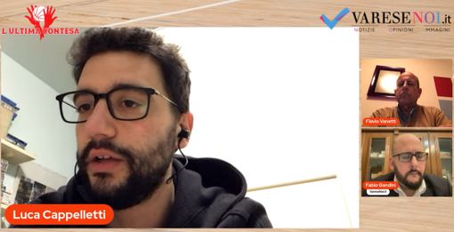 Luca Cappelletti, ospite ieri sera de L'Ultima Contesa Luca Cappelletti, ospite ieri sera de L'Ultima Contesa