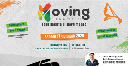 Evento conclusivo per Insubria Moving: prova di arti marziali e tessuti aerei Evento conclusivo per Insubria Moving: prova di arti marziali e tessuti aerei