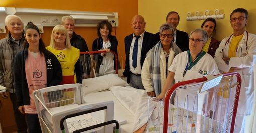 Quindici culle per il punto nascita di Cittiglio. Dono della Fondazione Il Ponte del Sorriso