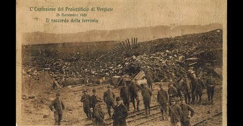 Vergiate non dimentica: 100 anni fa lo scoppio del polverificio che uccise 20 persone e devastò la città Vergiate non dimentica: 100 anni fa lo scoppio del polverificio che uccise 20 persone e devastò la città